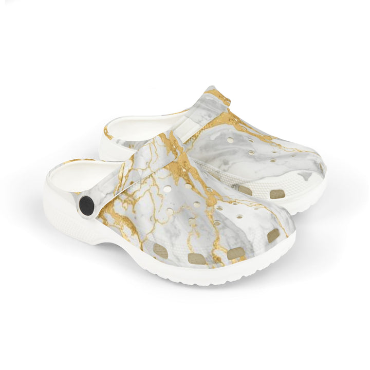 Kids’ EVA Marble Clogs – Lightweight, Customizable, Stylish Foam Shoes