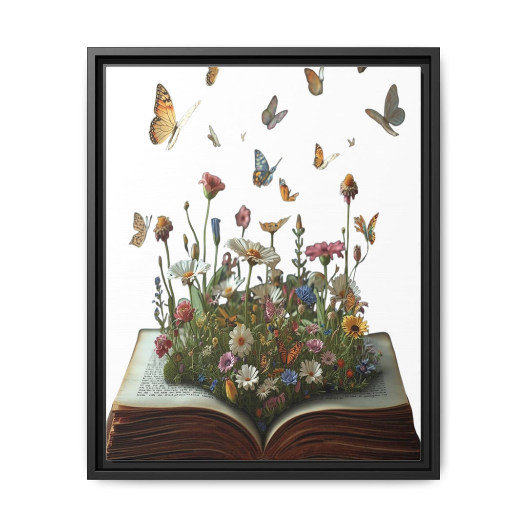 Whimsical Pop-Up Book Matte Canvas Art—Sustainable Framed Wall Décor