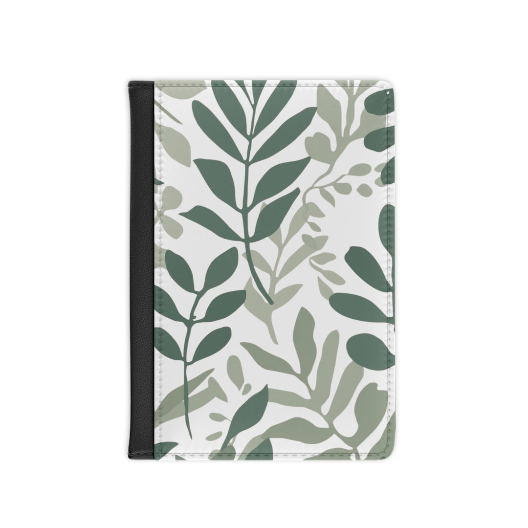 Personalized Botanical Passport Cover – RFID Blocking, Stylish Leafy Travel Wallet