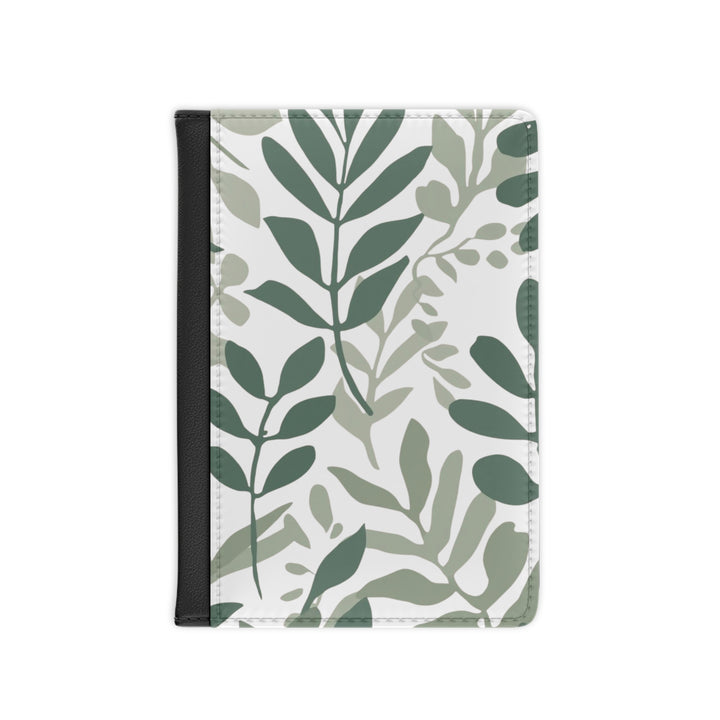 Personalized Botanical Passport Cover – RFID Blocking, Stylish Leafy Travel Wallet