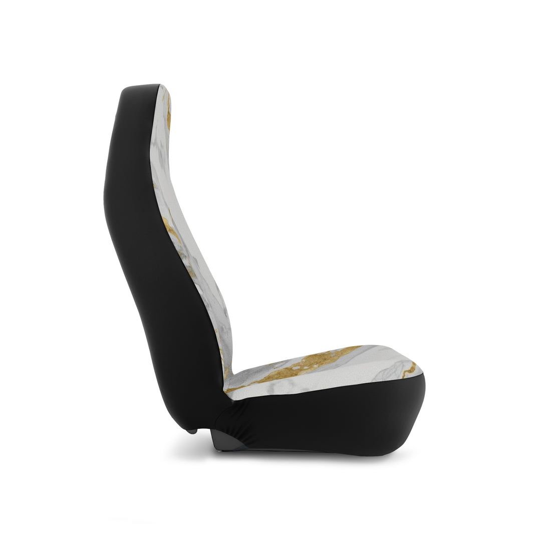 Marble Luxe Gold Car Seat Covers – Premium, Stylish & Waterproof Set