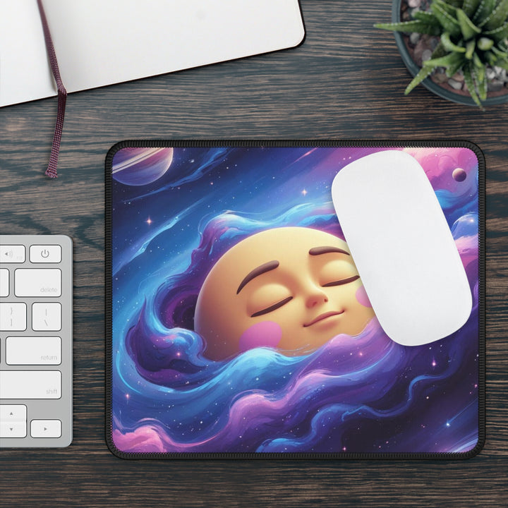 Galaxy Dream Moon Gaming Mouse Pad – Cute Cosmic Design, Pro Precision
