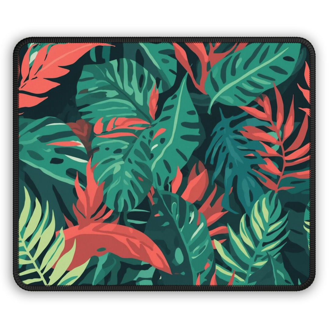 Premium Tropical Leaf Gaming Mouse Pad – Ultra-Smooth, Jungle Vibes, 9x7