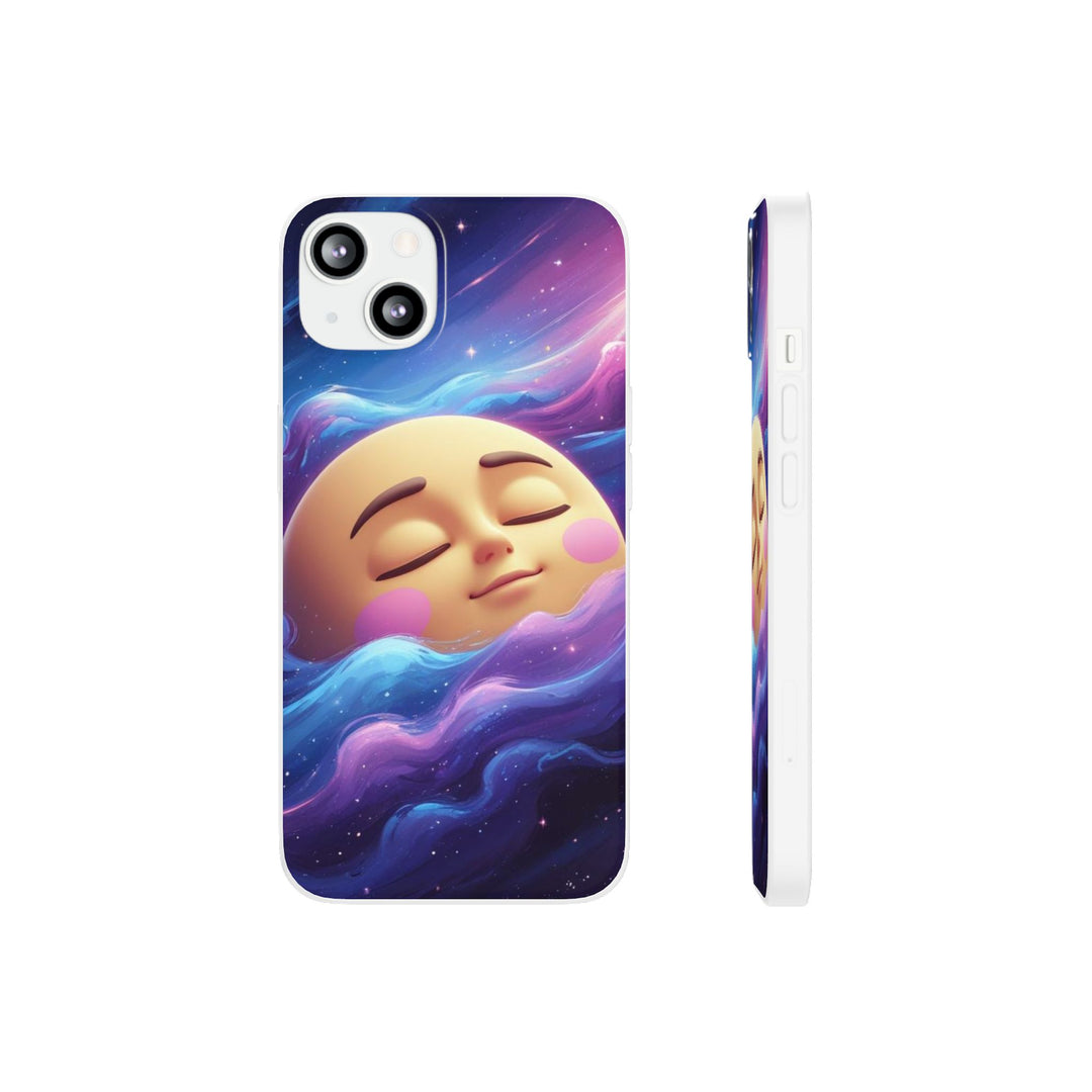 Flexi Case – Dreamy Galaxy Moon | Slim, Stylish & Durable Phone Cover