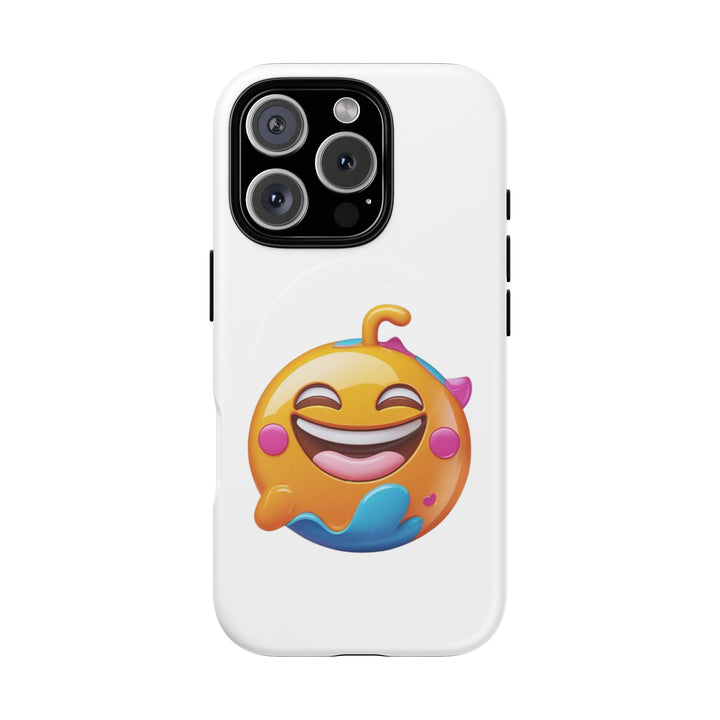 Tough Magnetic Emoji Case – Dual-Layer MagSafe Cover, Fun & Vibrant Design