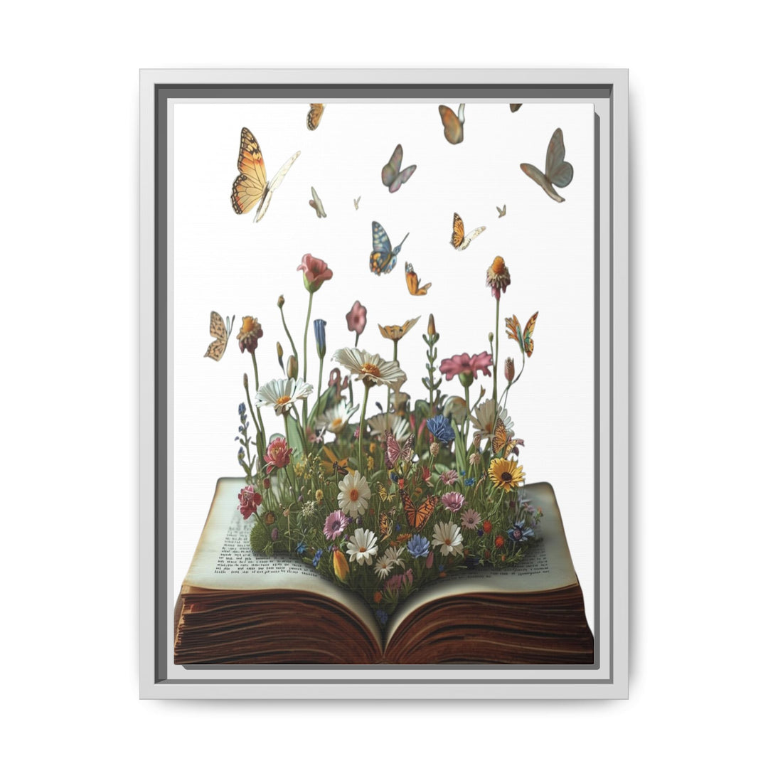 Whimsical Pop-Up Book Matte Canvas Art—Sustainable Framed Wall Décor