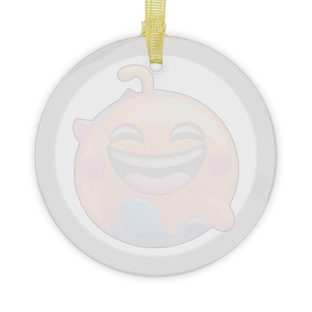 Custom Emoji Glass Ornaments – Handcrafted, Cheerful & Playful Decor Gift