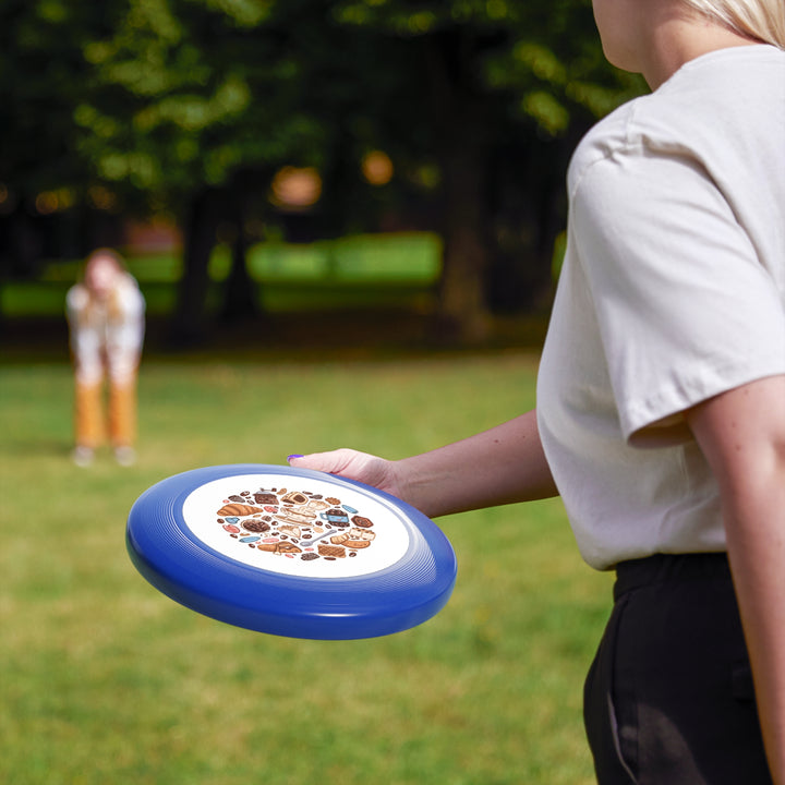 Wham-O Frisbee – Coffee & Dessert Cartoon Design | Fun Flying Disc Toy