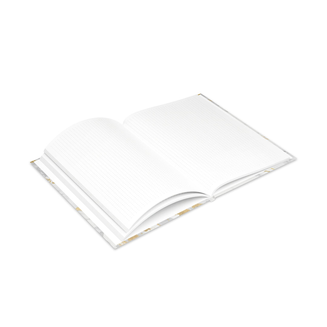 Luxury Marble Hardcover Puffy Notebook – Plush, Customizable, 3 Sizes