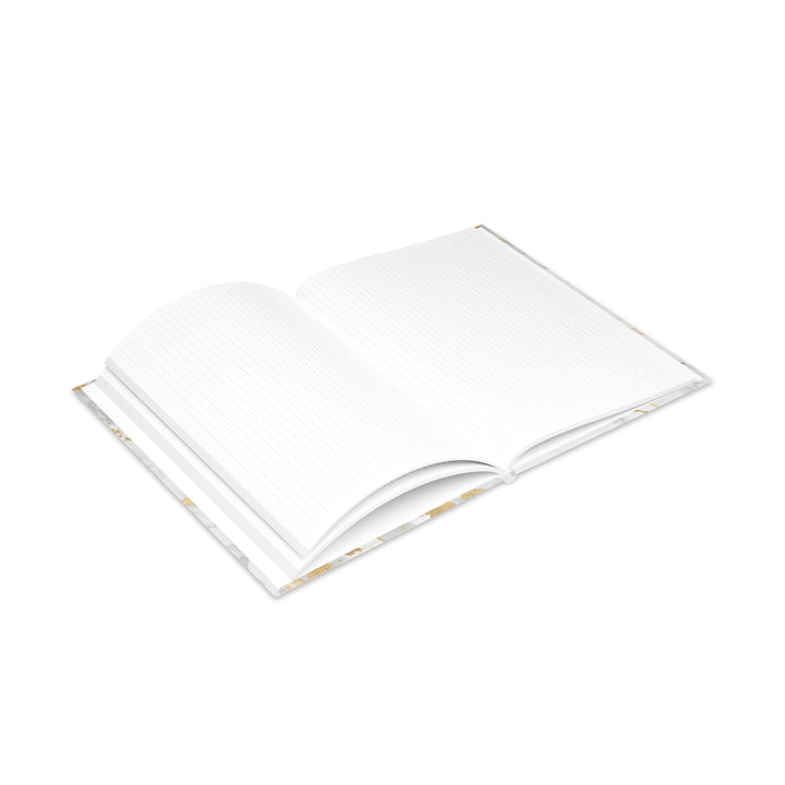 Luxury Marble Hardcover Puffy Notebook – Plush, Customizable, 3 Sizes
