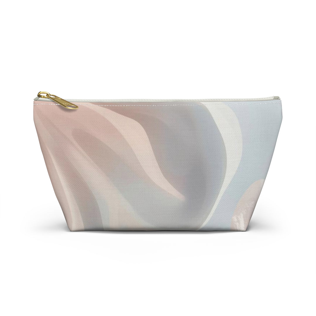 Chic T-Bottom Accessory Pouch – Pastel Abstract, Stylish Organizer Bag