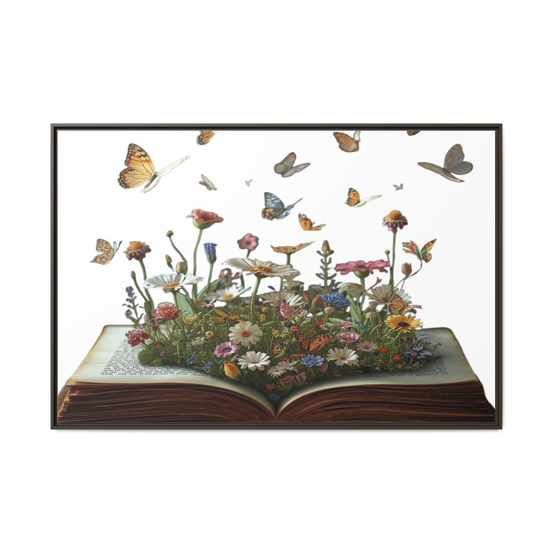 Whimsical Pop-Up Book Matte Canvas Art—Sustainable Framed Wall Décor