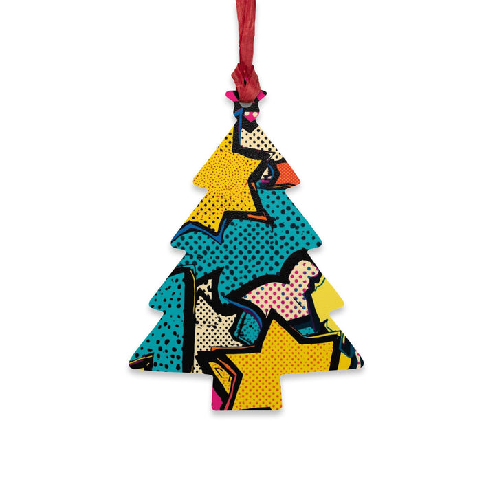 Handcrafted Comic Pop Art Wooden Ornaments – Fun, Whimsical & Magnetic Décor