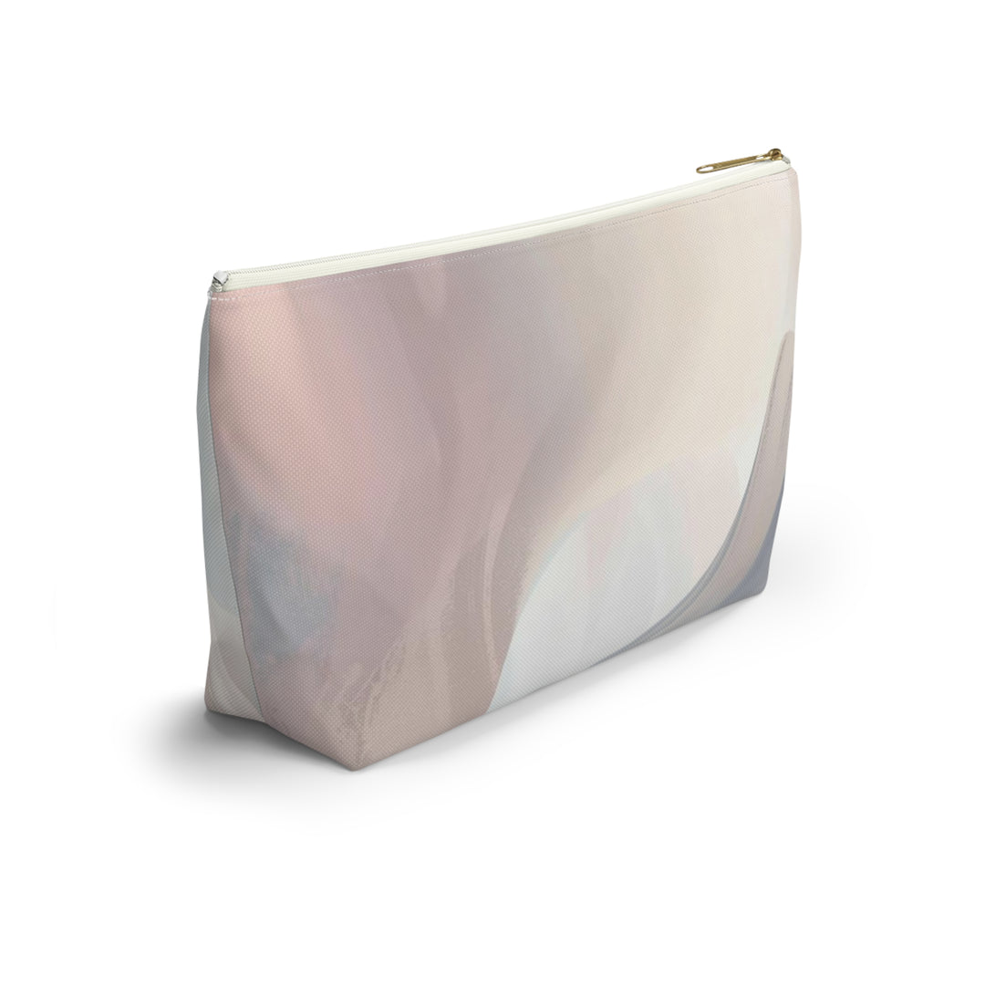 Chic T-Bottom Accessory Pouch – Pastel Abstract, Stylish Organizer Bag