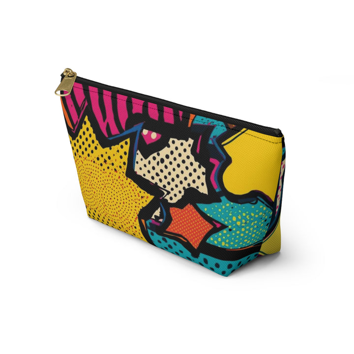 Pop Art T-Bottom Accessory Pouch – Stylish, Durable Organizer Bag