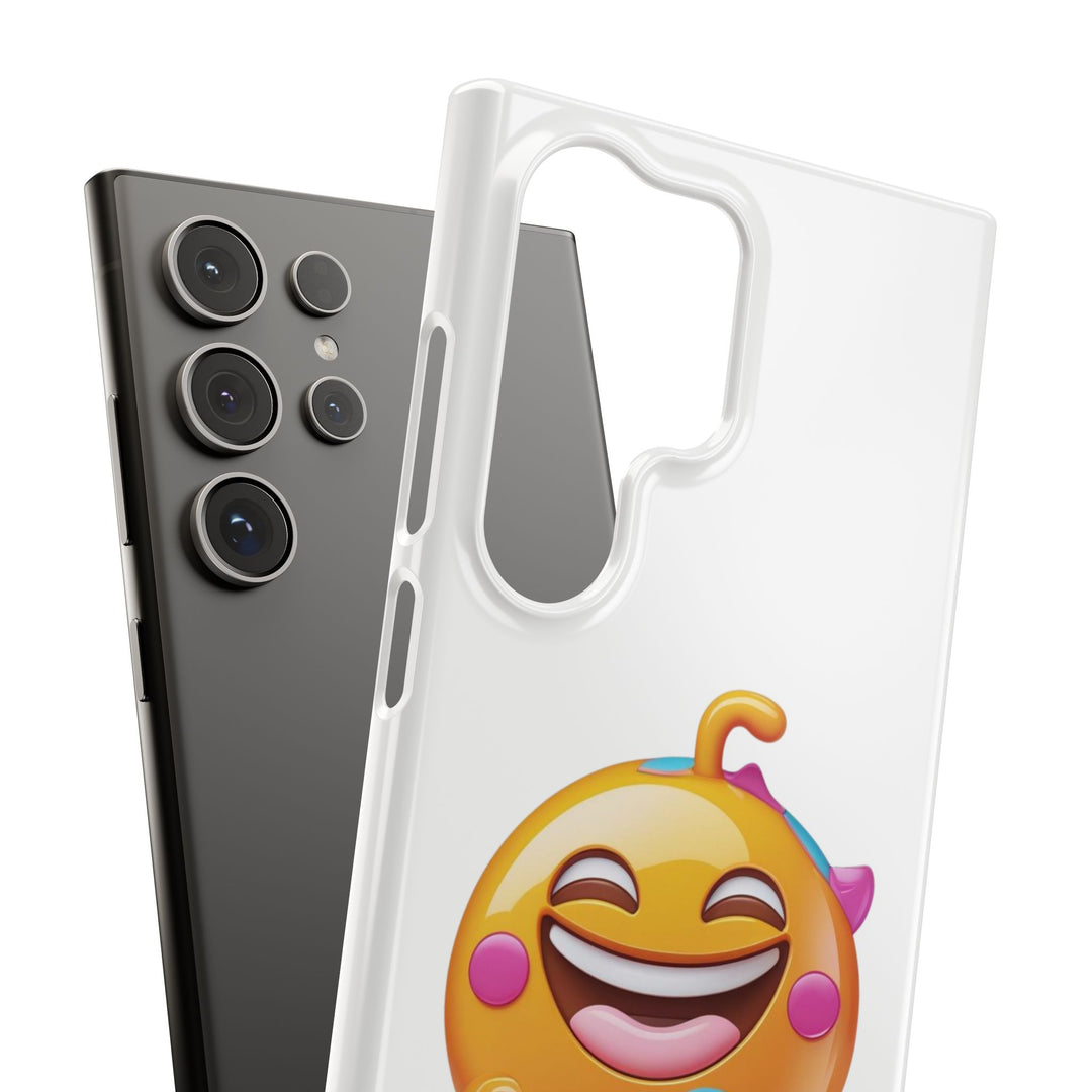 Emoji Joyful Vibe Snap Case – Sleek, Durable, Fun Cartoon Phone Cover