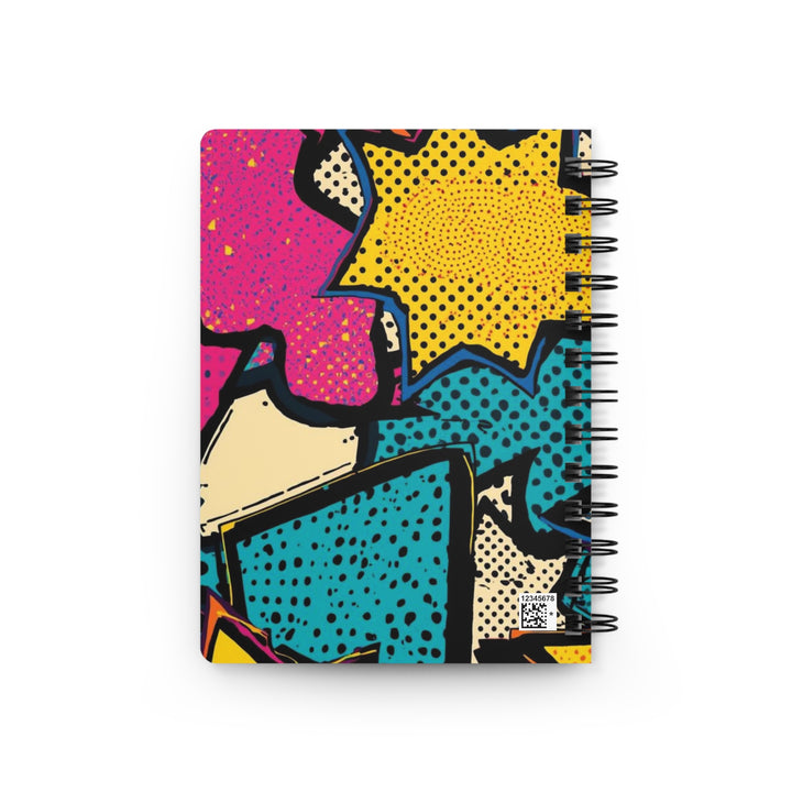 Pop Art Spiral Bound Journal – Custom Comic Book Design, 150 Pages