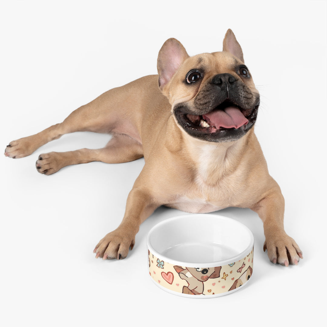 ChicPet Custom Pet Bowl – Cute Puppy & Kitten Design, Personalizable, Non-Slip