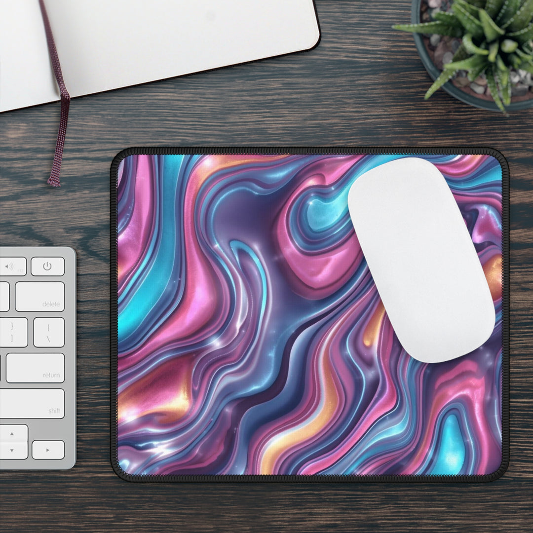 Premium Abstract Swirl Gaming Mouse Pad – Vibrant, Stylish, Precise Desk Mat