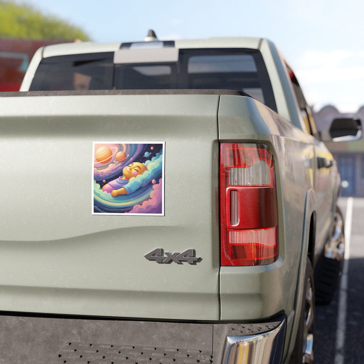 Custom Car Magnet – Dreamy Cosmic Baby Galaxy Design, Weatherproof, Removable