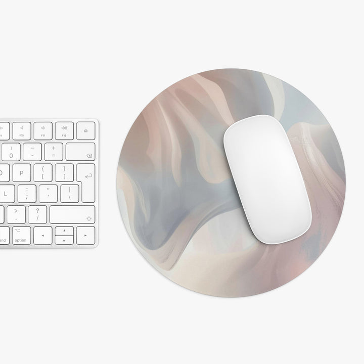Personalized Pastel Abstract Mouse Pad – Soft, Stylish & Non-Slip Desk Mat