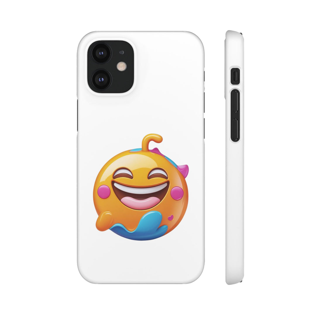 Emoji Joyful Vibe Snap Case – Sleek, Durable, Fun Cartoon Phone Cover