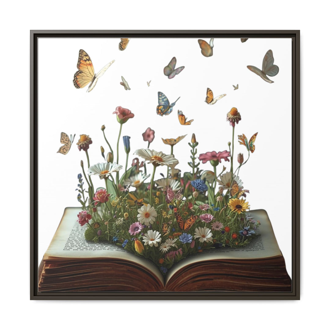 Whimsical Pop-Up Book Matte Canvas Art—Sustainable Framed Wall Décor