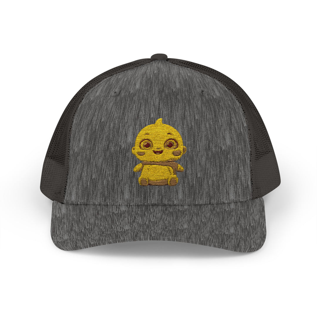 Chubby Chick Cartoon Snapback Trucker Cap – Cute & Trendy Kawaii Hat