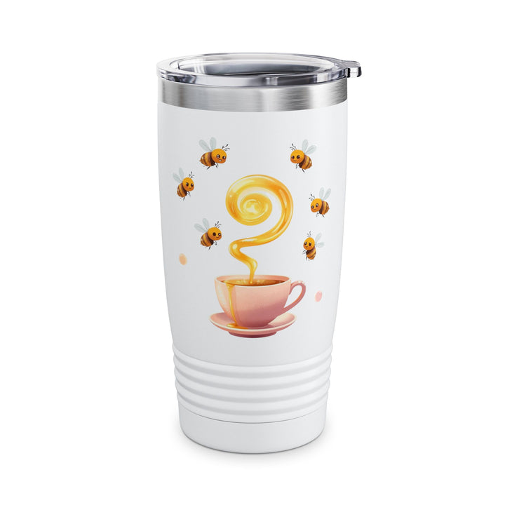 Ringneck 20oz Tumbler – Cute Honeybee Pastel Teacup, Insulated & Durable