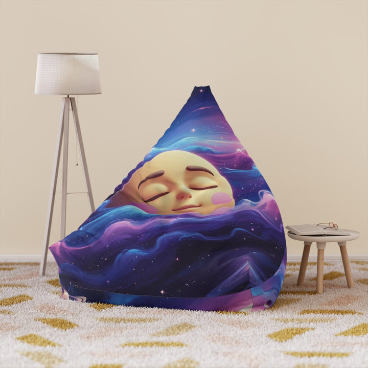 Galaxy Moon Bean Bag Chair Cover – Cozy, Stylish, and Whimsical Design