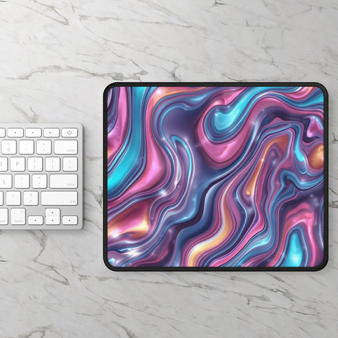 Premium Abstract Swirl Gaming Mouse Pad – Vibrant, Stylish, Precise Desk Mat