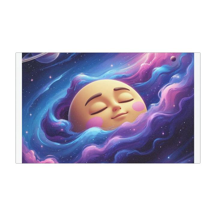Custom Car Magnet – Dreamy Galaxy Moon | Weatherproof, Removable, Trendy