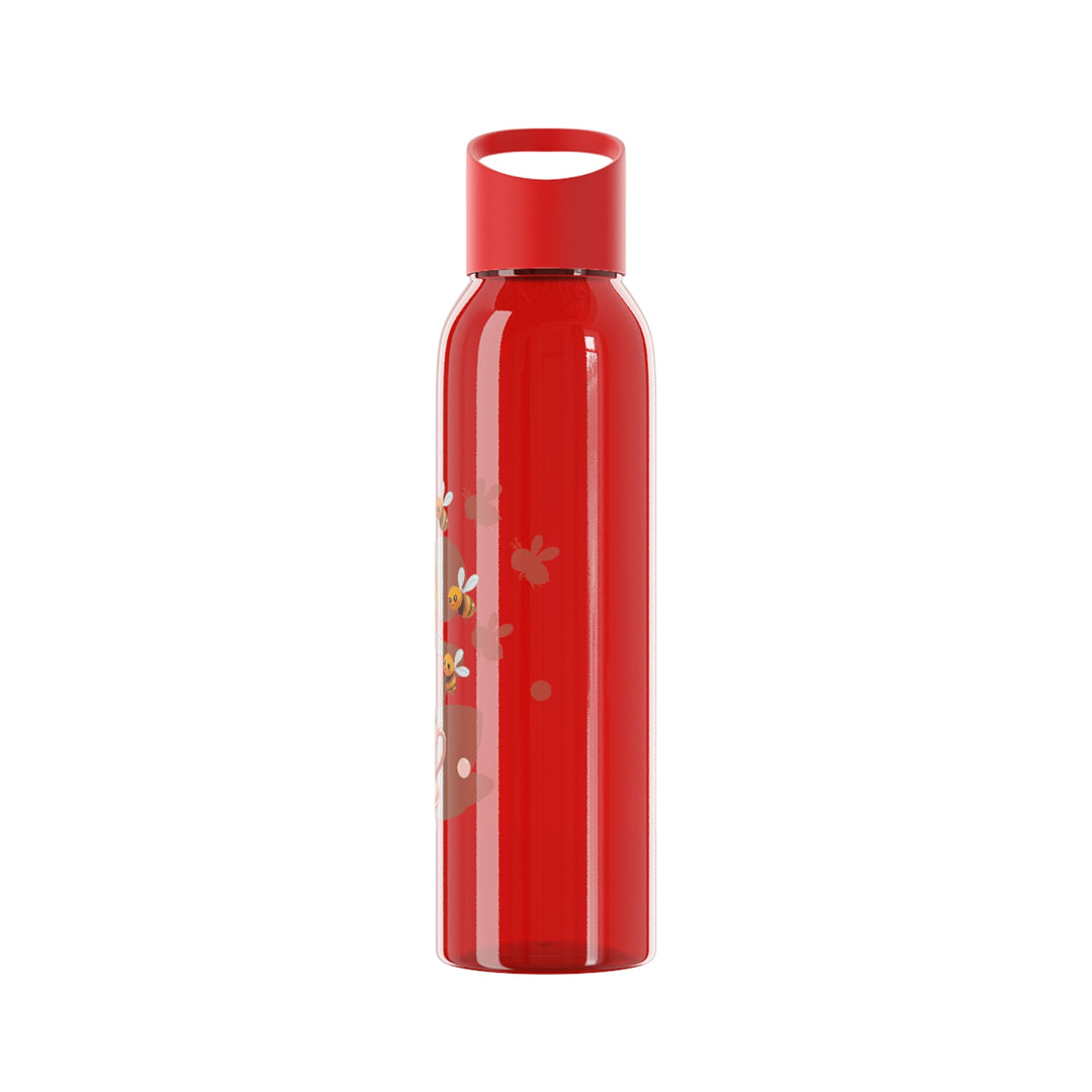 Sky Water Bottle – Cute Bee & Honey Teacup Design, 21.9oz, Trendy & Customizable