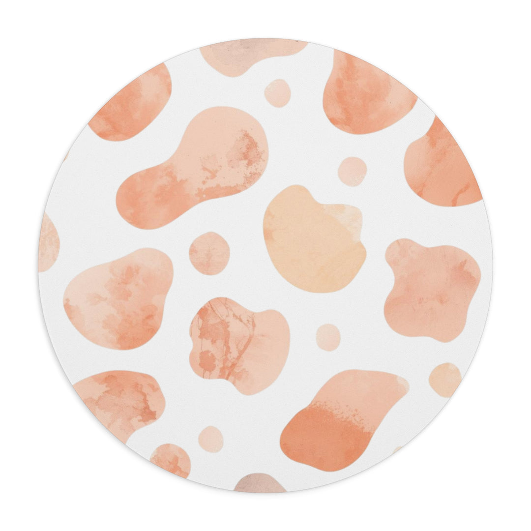 Abstract Watercolor Blush Mouse Pad – Stylish, Personalized Desk Accessory
