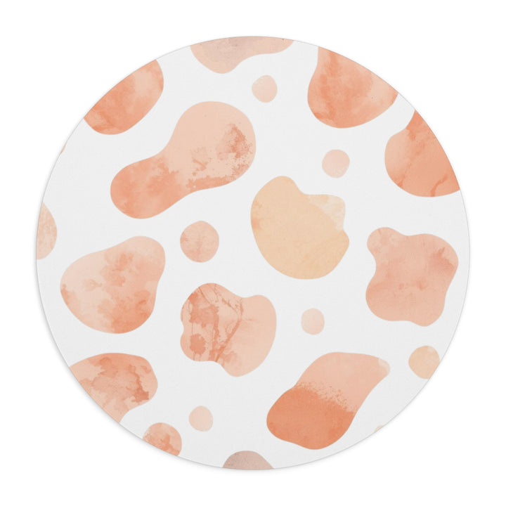 Abstract Watercolor Blush Mouse Pad – Stylish, Personalized Desk Accessory