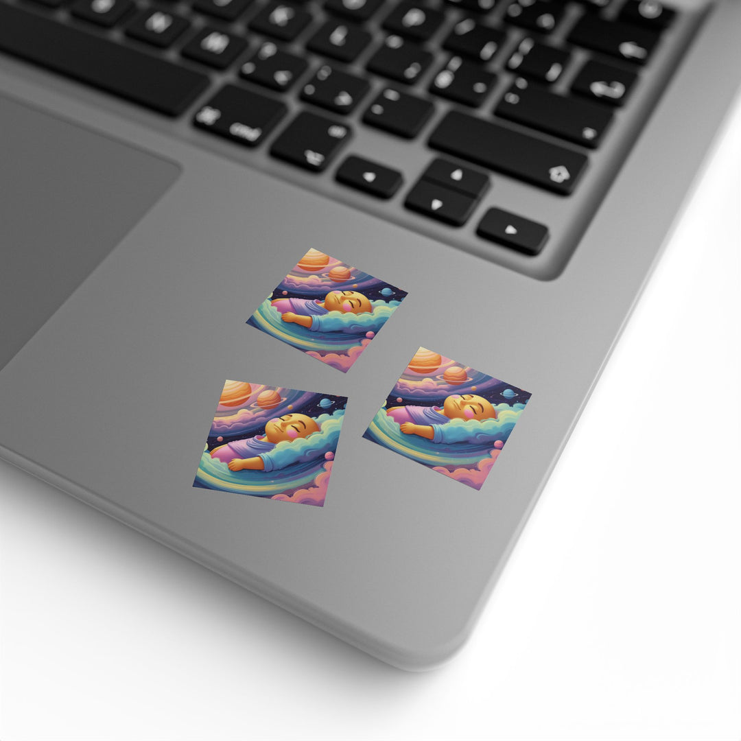 Cosmic Baby Square Sticker Label Rolls – Custom Durable Nursery Labels