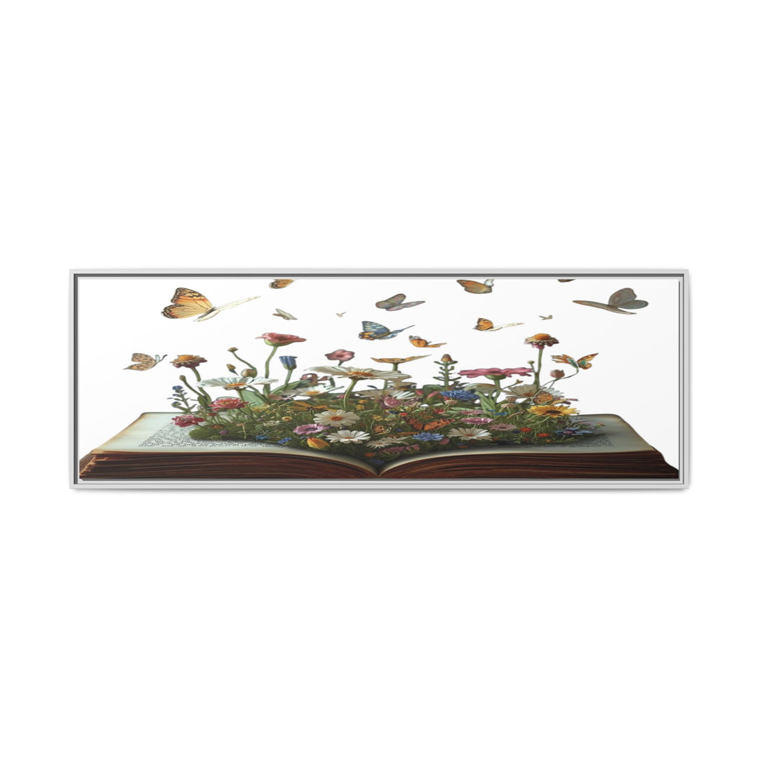 Whimsical Pop-Up Book Matte Canvas Art—Sustainable Framed Wall Décor