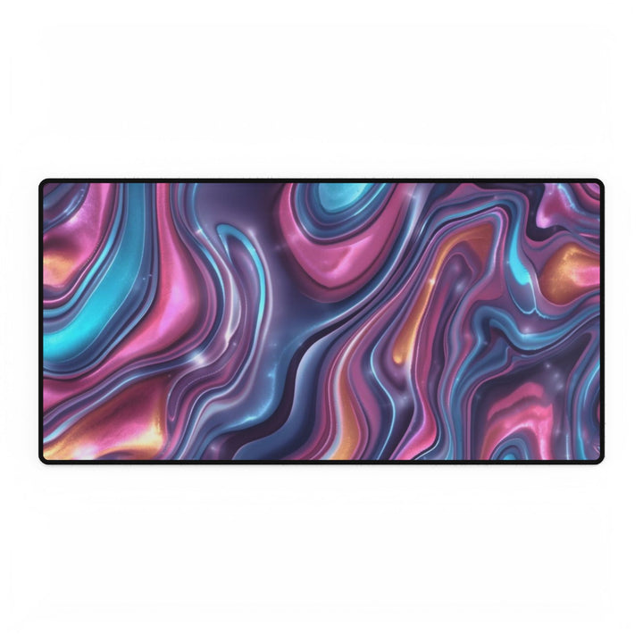 Premium Iridescent Abstract Desk Mat – Modern, Durable & Stylish Workspace