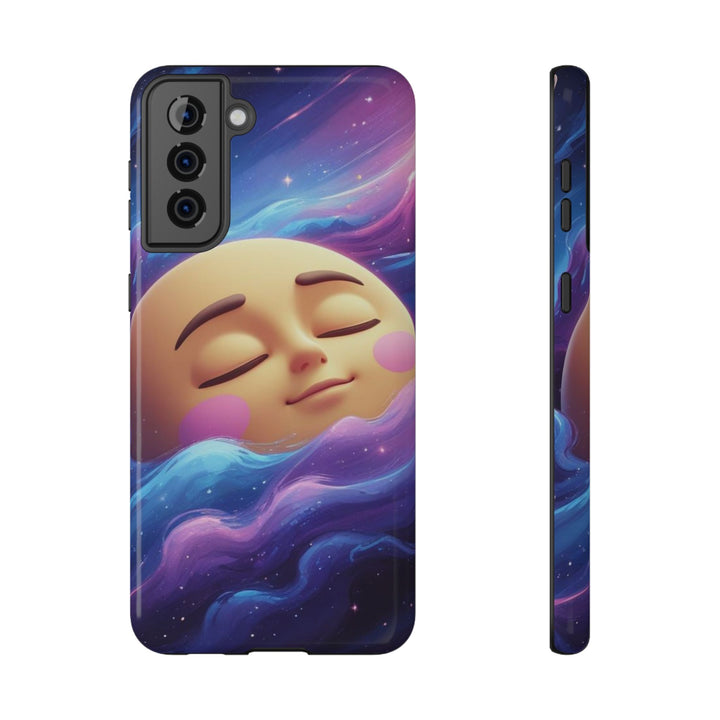 Galaxy Dream Moon Impact-Resistant Dual-Layer Phone Case – Custom & Cute