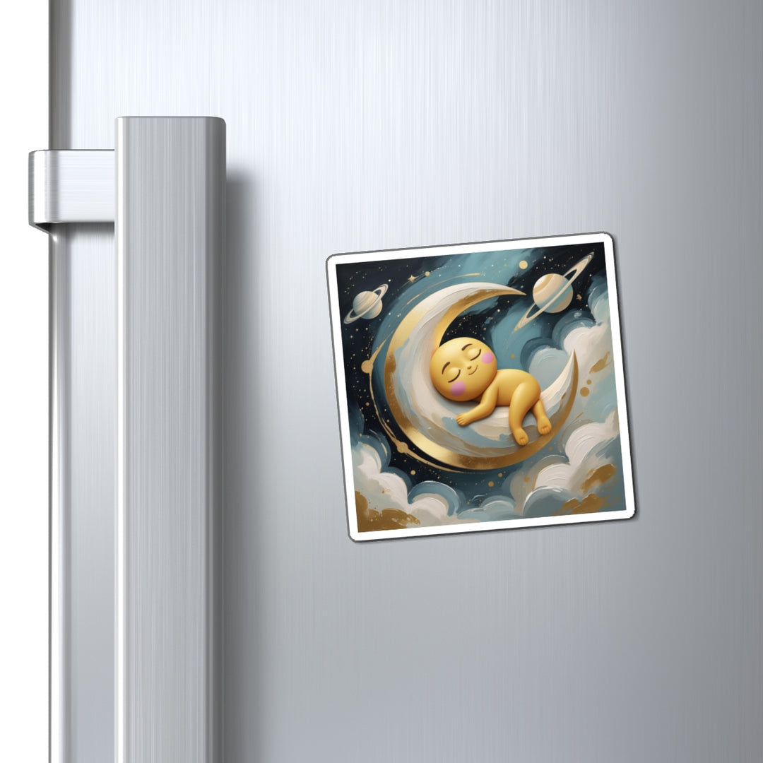 Custom Celestial Baby Moon Magnets – Cute Nursery Decor & Gifts