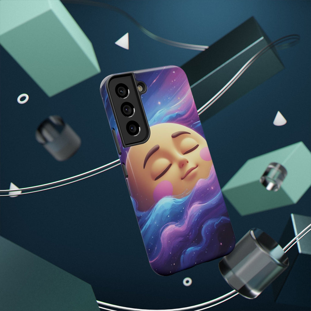 Galaxy Dream Moon Impact-Resistant Dual-Layer Phone Case – Custom & Cute